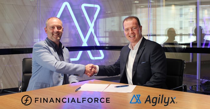 financial force agilyx partnership announcement image