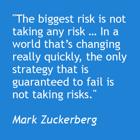 There is No Zero-Risk Option in Change